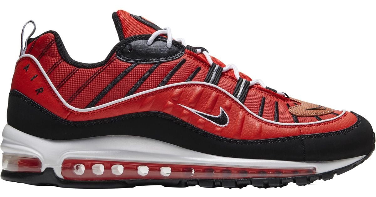 air max 98 red and black
