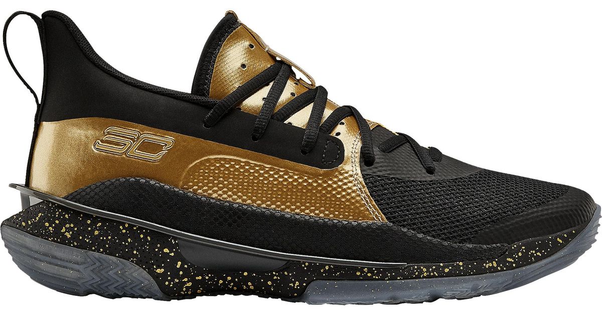 curry 7 black and gold