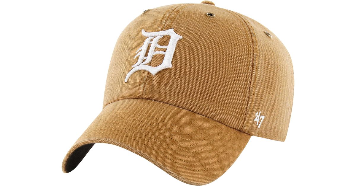 47 Brand Cotton Detroit Tigers Mlb X Carhartt Clean Up Cap for Men | Lyst