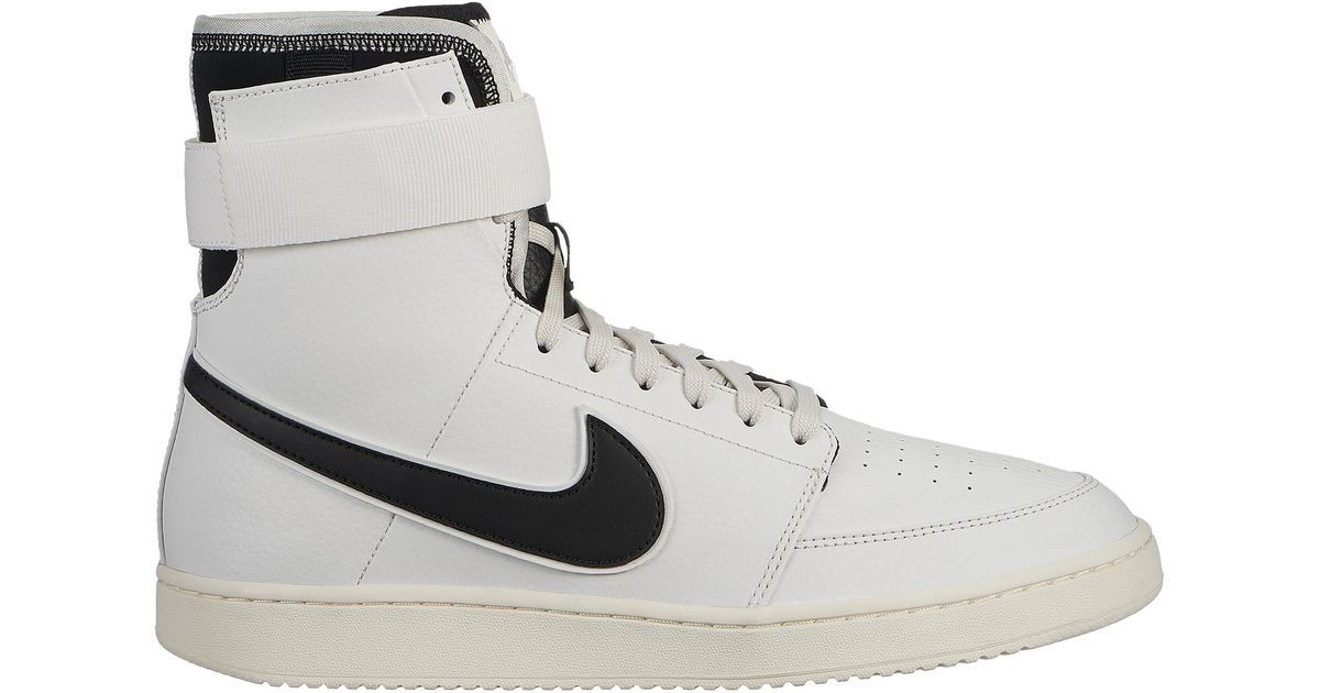 Nike Leather Double Court - Basketball Shoes in White for Men - Lyst