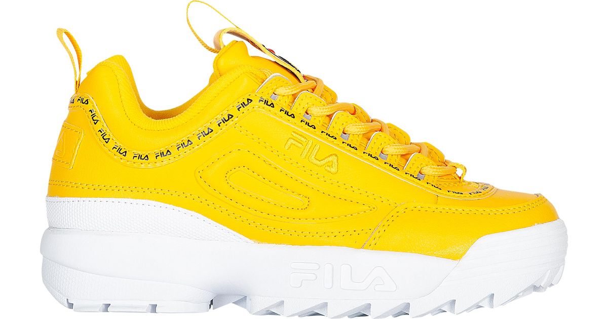 fila yellow and blue