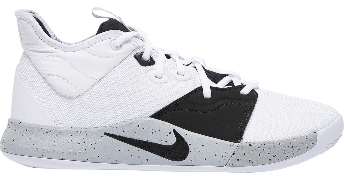 paul george 3 black and white