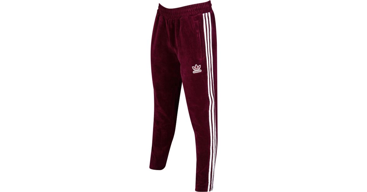 velour beckenbauer track pants