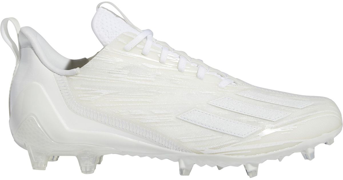 adidas Lace Adizero 12.0 - Football Shoes in White/White/White (White ...
