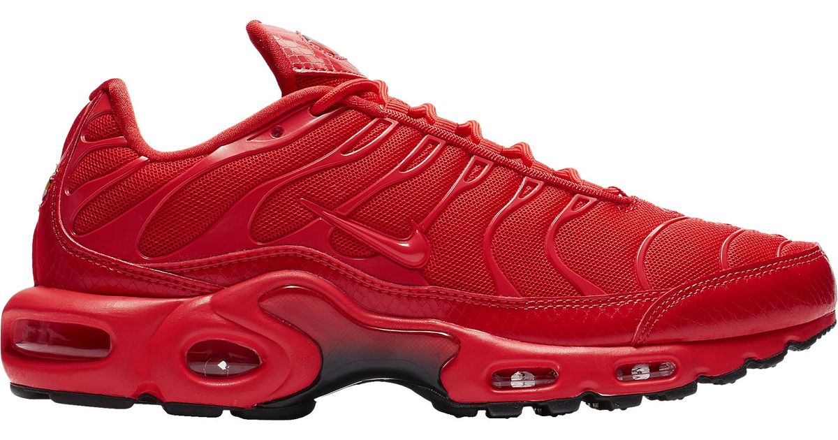 Air max plus crimson red deals