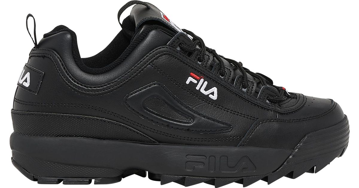 Fila Leather Disruptor - Training Shoes in Black/White (Black) for Men ...