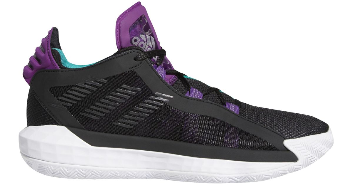 adidas Damian Lillard Dame 6 Basketball Shoes in White adidas Damian Lillard Dame 6 Basketball Shoes in White