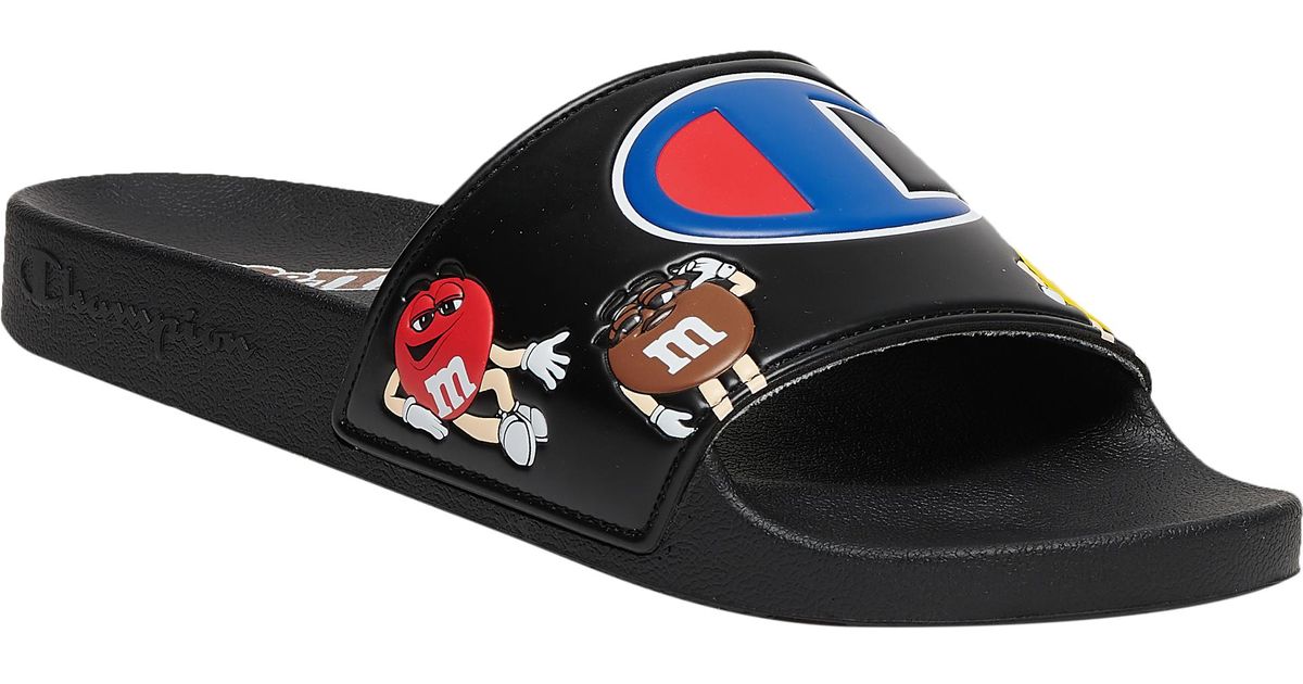champion m&m slippers mens