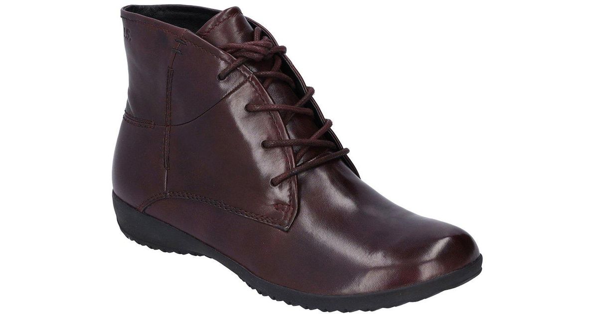 Josef Seibel Women's Naly 09 Ankle Boots – Soft Leather Laced Booties - View #2