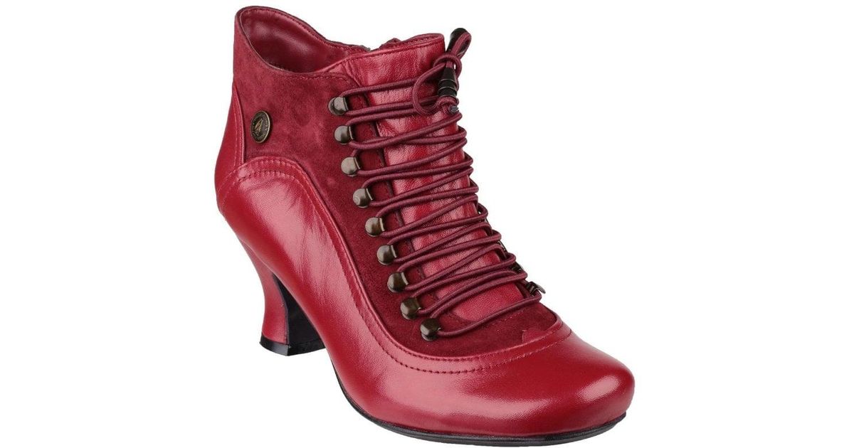 hush red boots