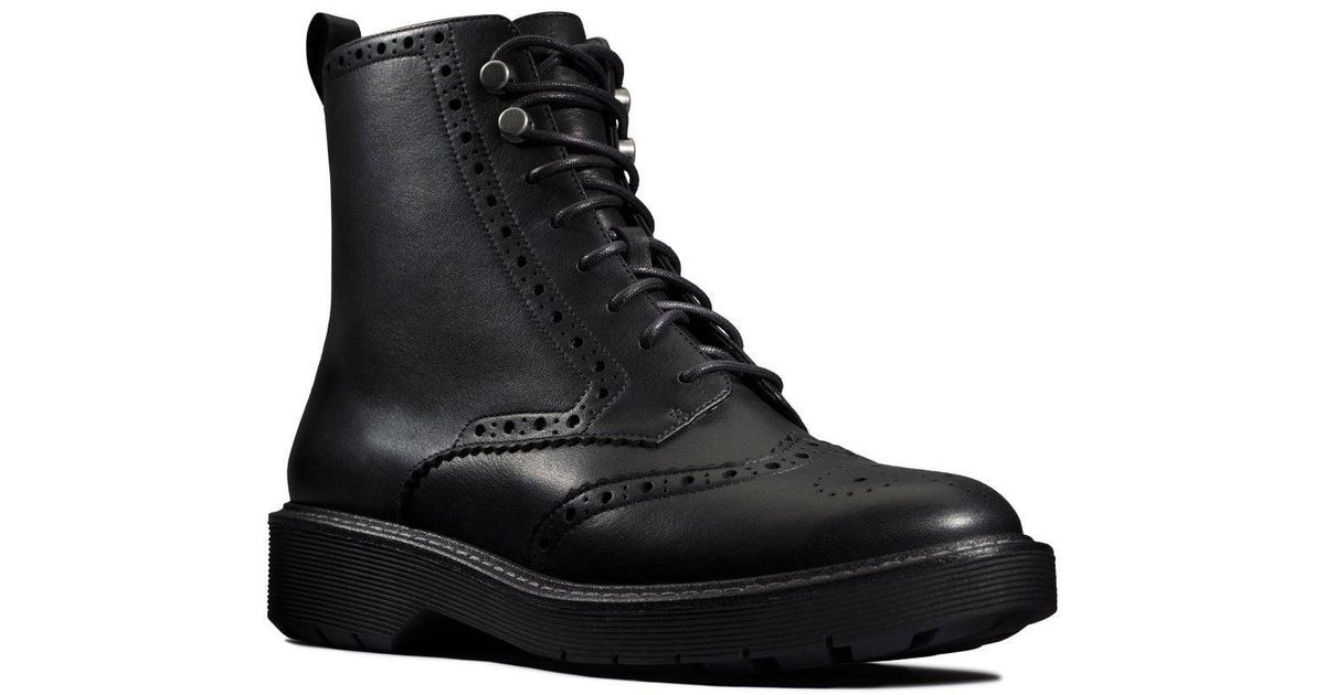 clarks witcombe flo boots black