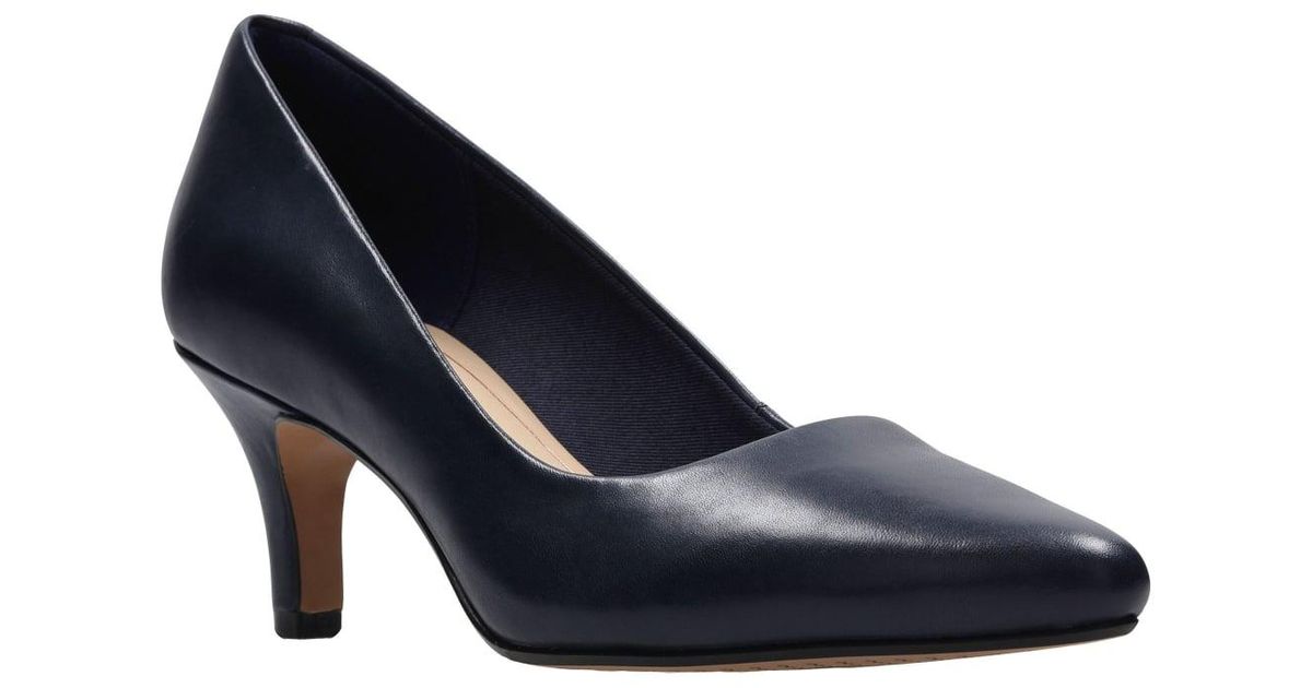 mid heel navy court shoes uk