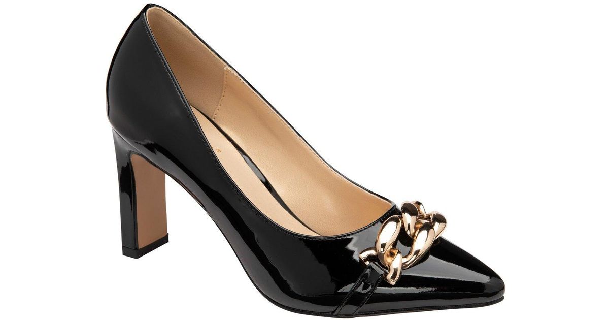 Lotus black court best sale shoes