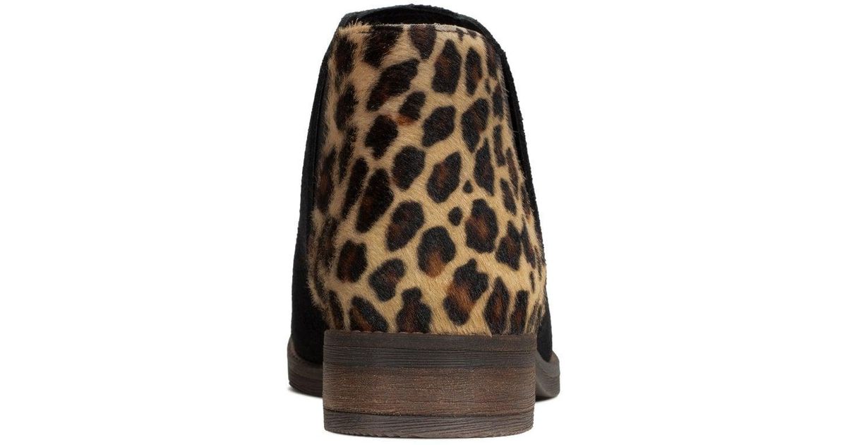 clarks animal print boots