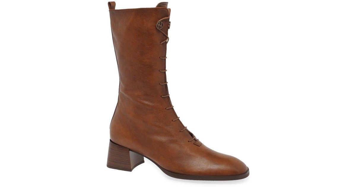 Hispanitas Charlize Calf Length Boots in Brown Lyst Canada