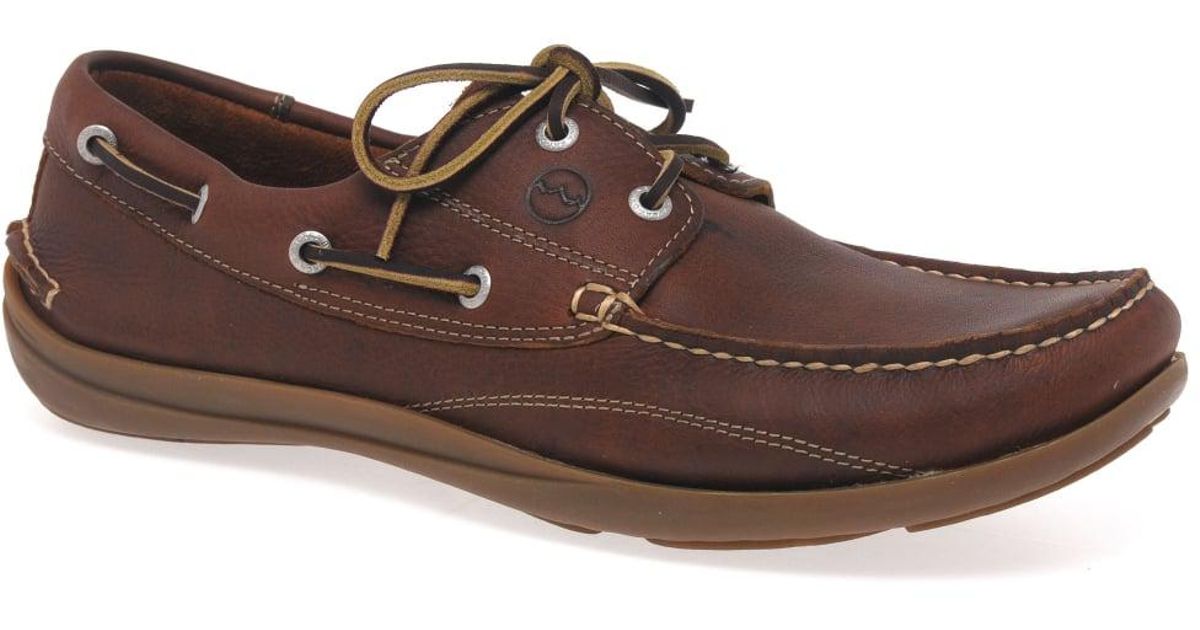 Orca Bay Leather Southport Mens Boat Shoes In Brown For Men Lyst