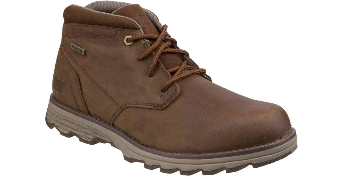 cat men's elude waterproof casual boots