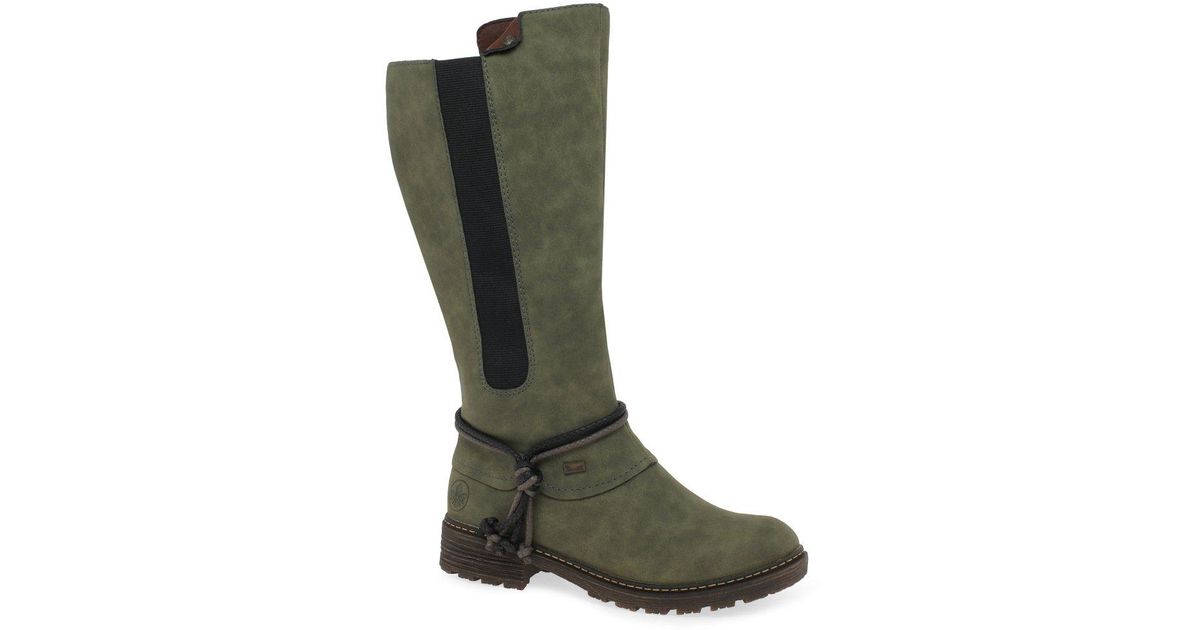 rieker green boots