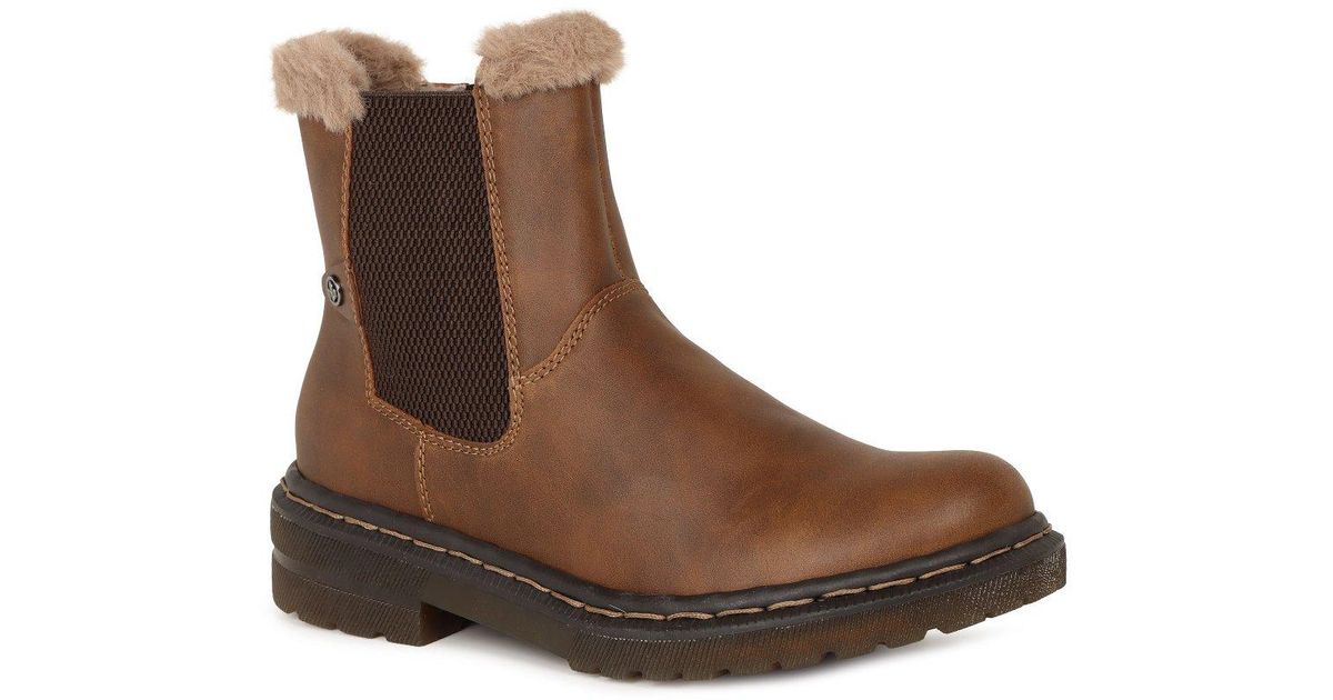 Rieker Ravensworth Chelsea Boots in Brown | Lyst UK