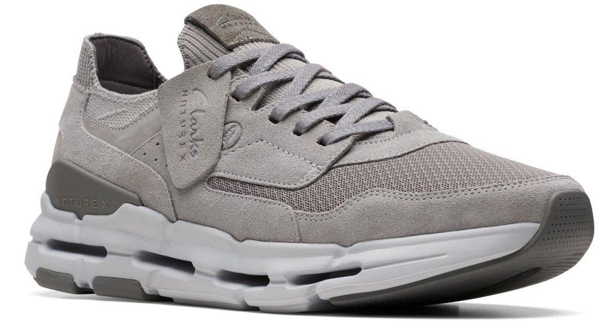Clarks Nxe Lo Trainers in Grey for Men | Lyst Canada display picture 2