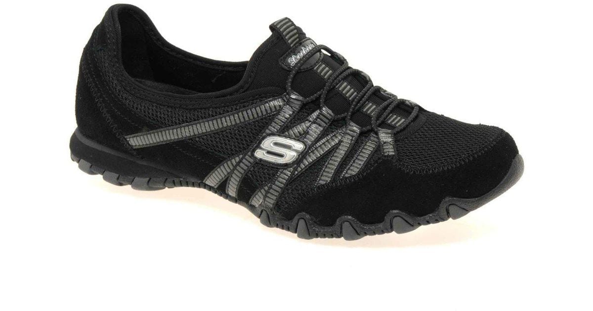 skechers biker ladies trainers