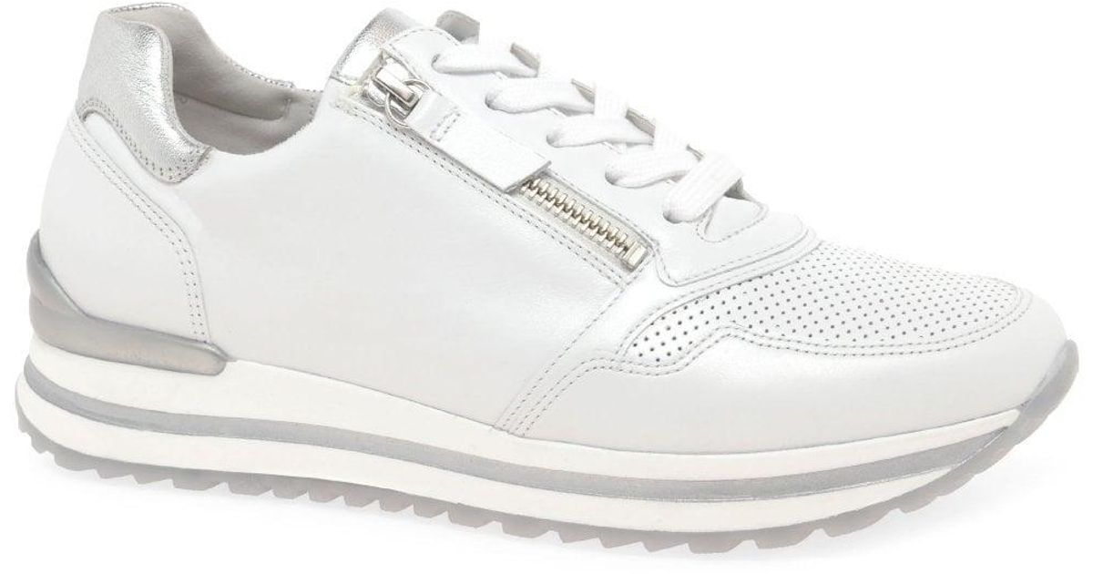 gabor silver trainers