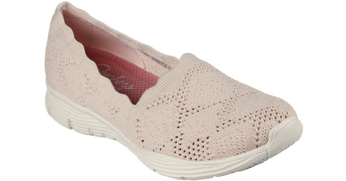 Skechers Seager My Look Slip On Shoes in Pink | Lyst UK