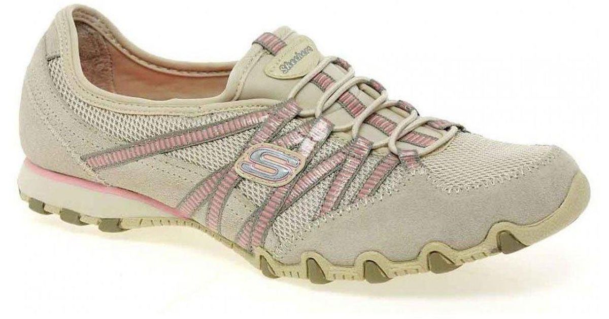 skechers biker ladies trainers