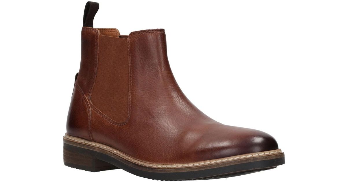 clarks brown mens boots