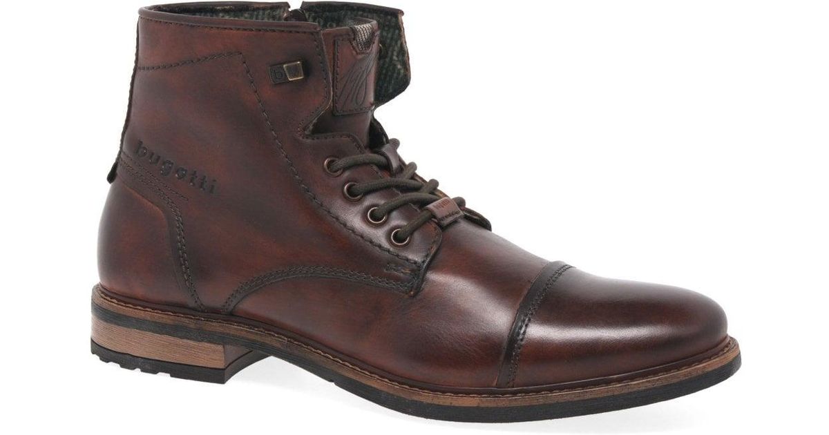 Bugatti Canada Leather Boots in Brown for Men | Lyst UK