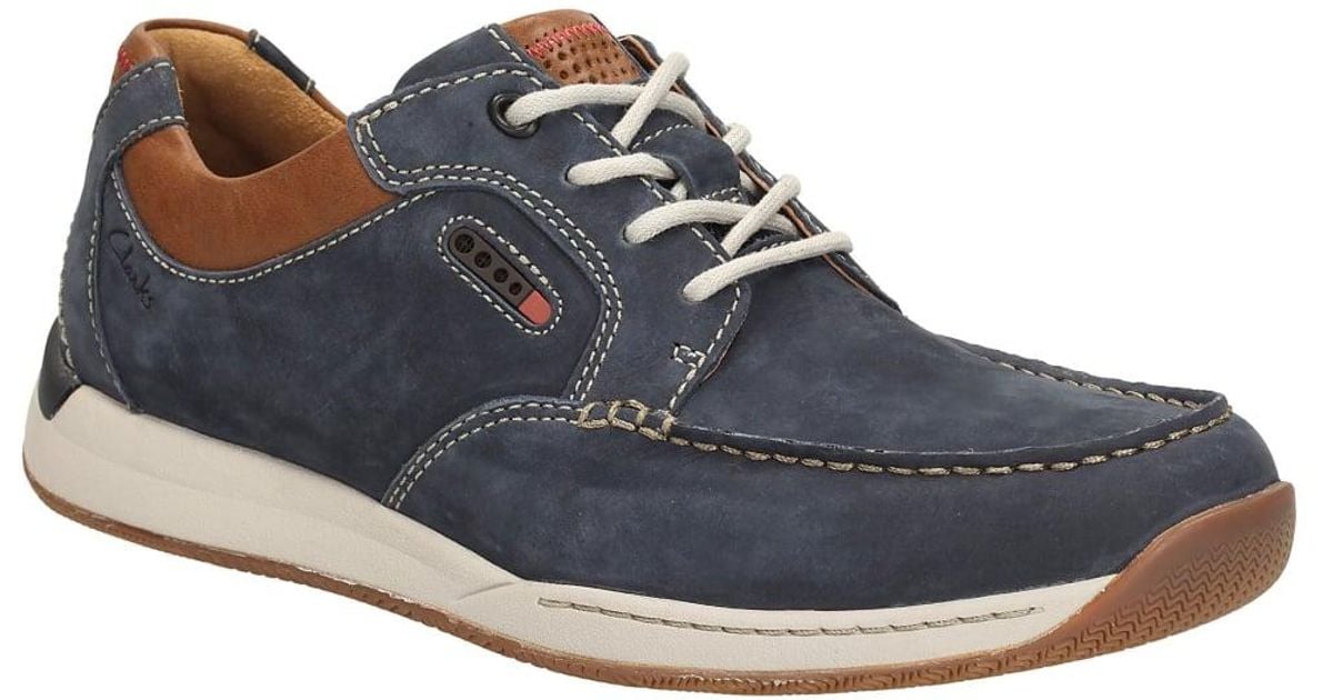 Clarks Leather Javery Time Mens Wide Casual Shoes in Navy Nubuck (Blue) for  Men | Lyst Canada