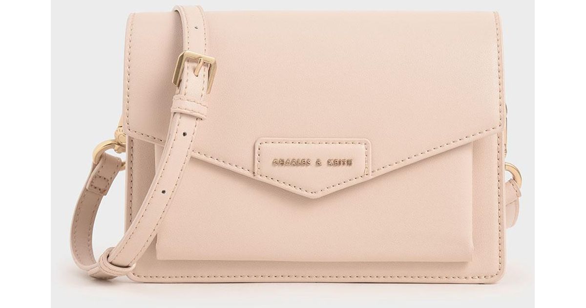 charles and keith envelope crossbody bag