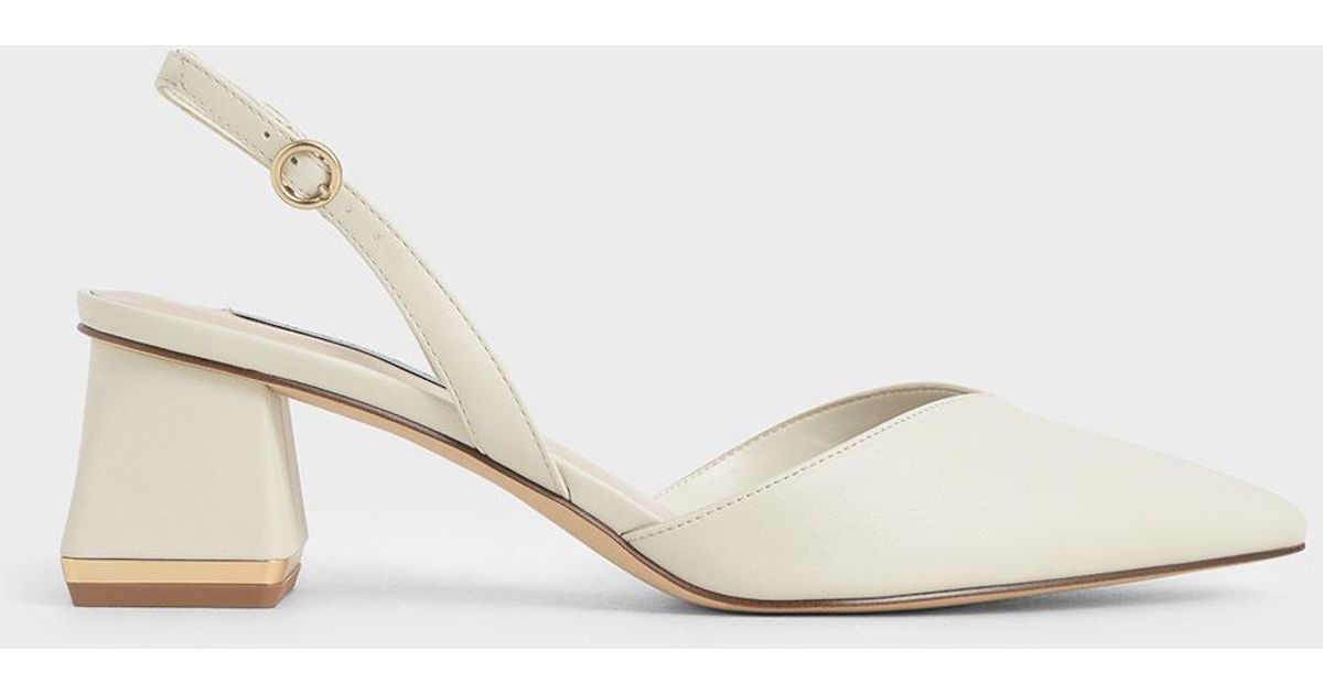 charles and keith slingback heels