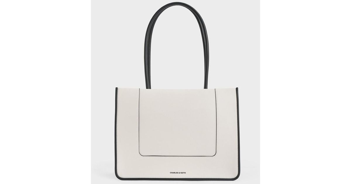 Charles and keith bag white deals