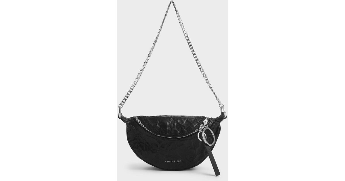 charles and keith wrinkled effect bolsa