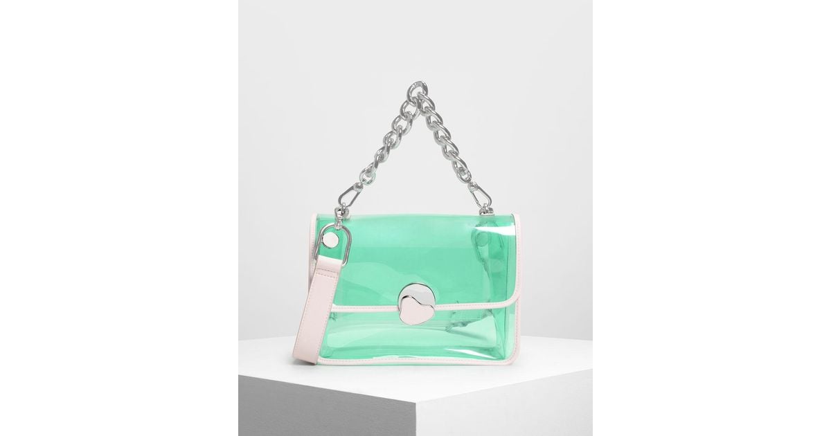 charles and keith transparent bag