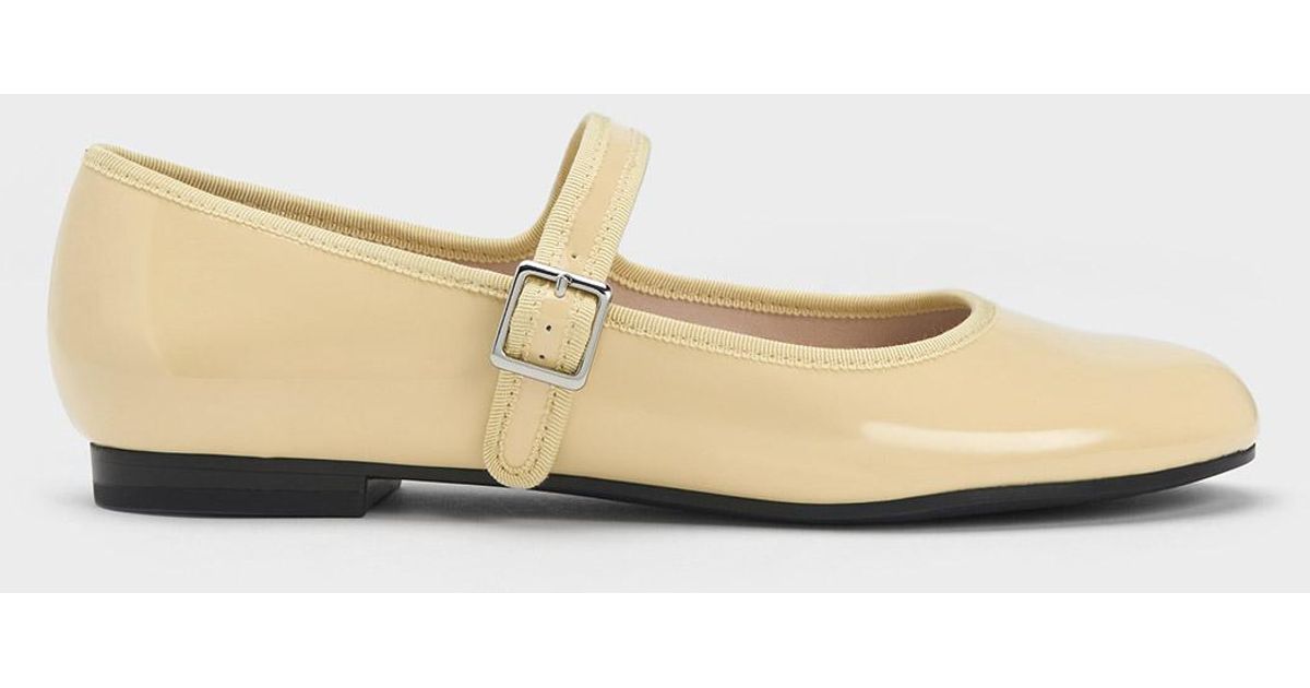 patent mary jane flats