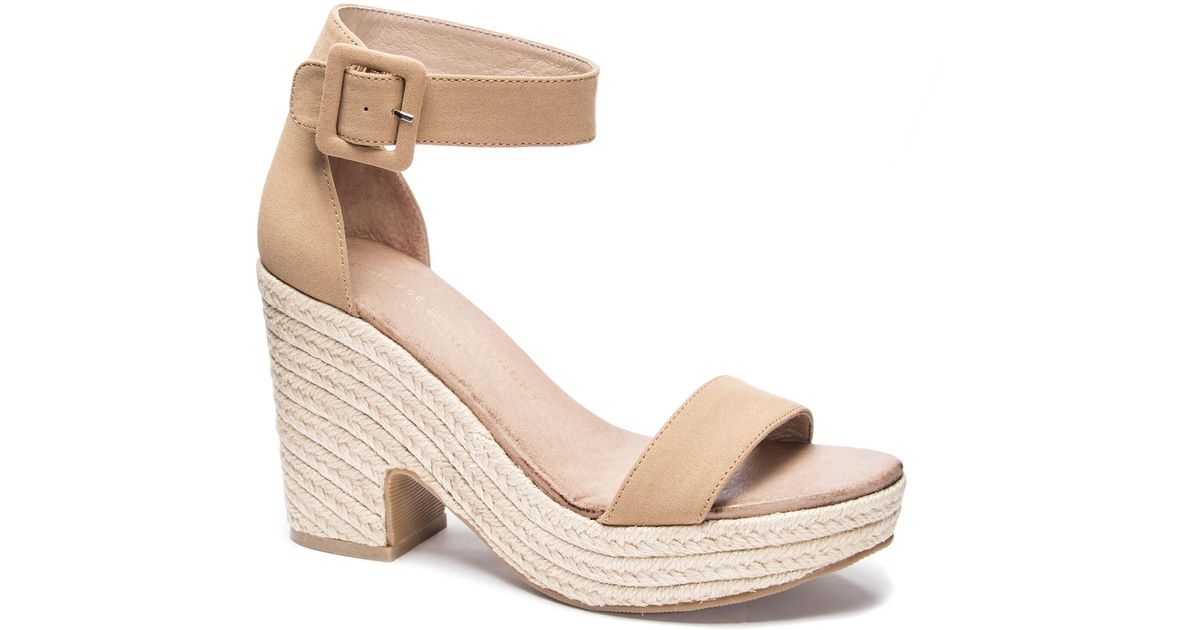 Chinese Laundry Queen Espadrille Sandal in Camel (Natural) - Save 38% - Lyst