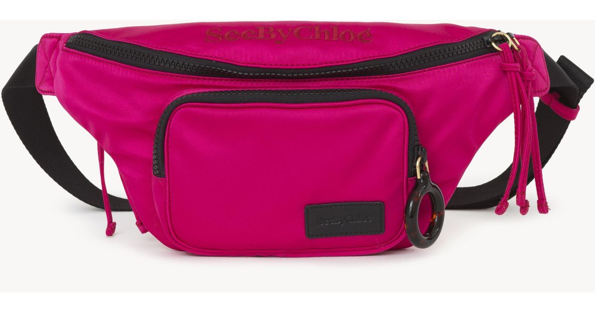 pink chanel belt bag