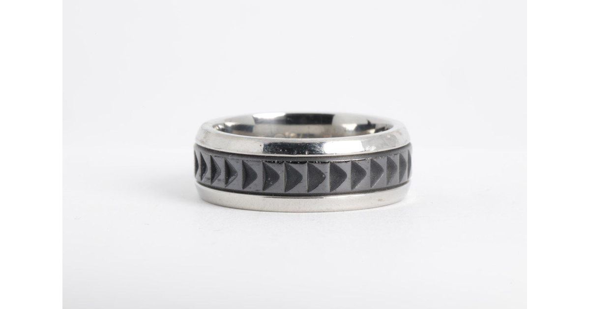plaag omzeilen plug Chorost & Co. Tiffany & Co. Paloma Picasso Steel Titanium Wedding Ring Band  Size 9.5 (7.6g) for Men | Lyst