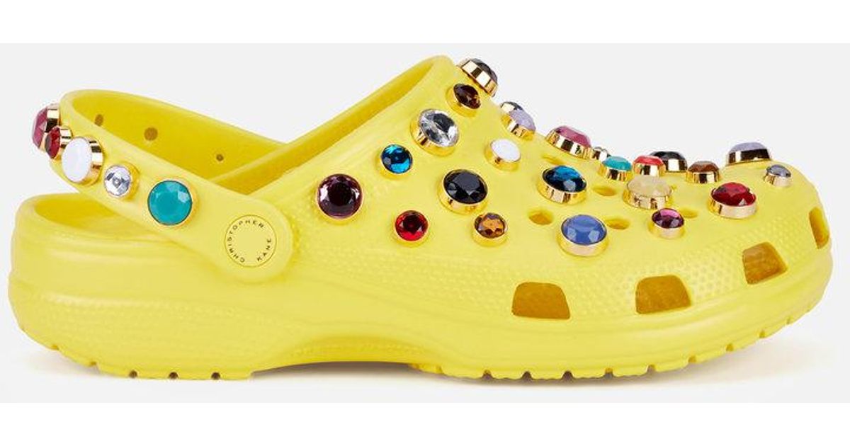 embellished crocs