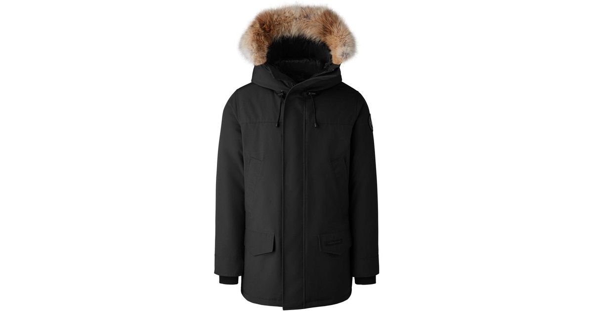 Canada Goose Langford Parka Fusion Fit With Fur in Black for Men Lyst UK