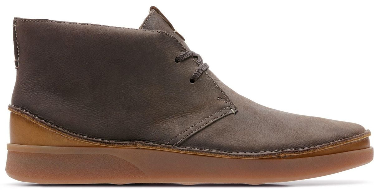 Clarks Leather Oakland Rise in Dark Brown Leather (Brown) for Men | Lyst