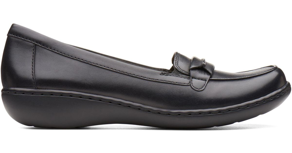 clarks sheer lily leather pumps