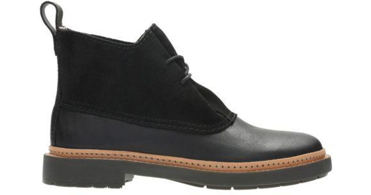 Clarks Leather Trace Fawn in Black - Lyst