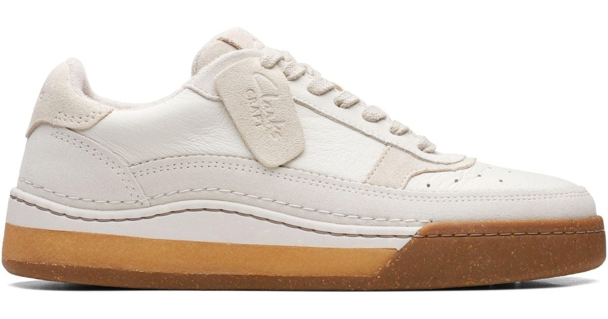 Clarks Craft Court Lace in White for Men Lyst Clarks Craft Court Lace in White for Men Lyst