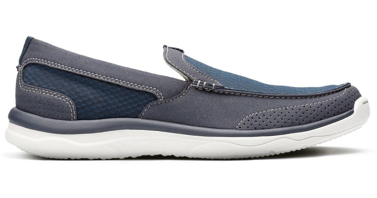 Clarks Cloudsteppers Maruss Step Cushion Soft Slip-on Shoes in Blue for ...