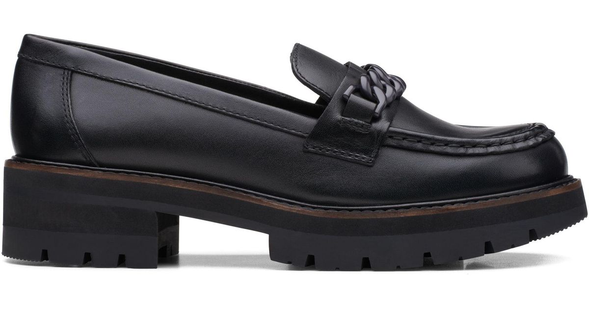 Clarks Leather Orianna Edge in Black Leather (Black) | Lyst