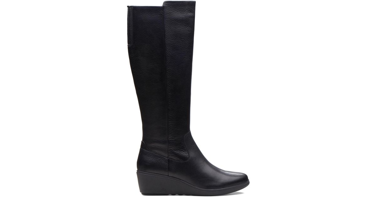 clarks un tallara esa wedge boot
