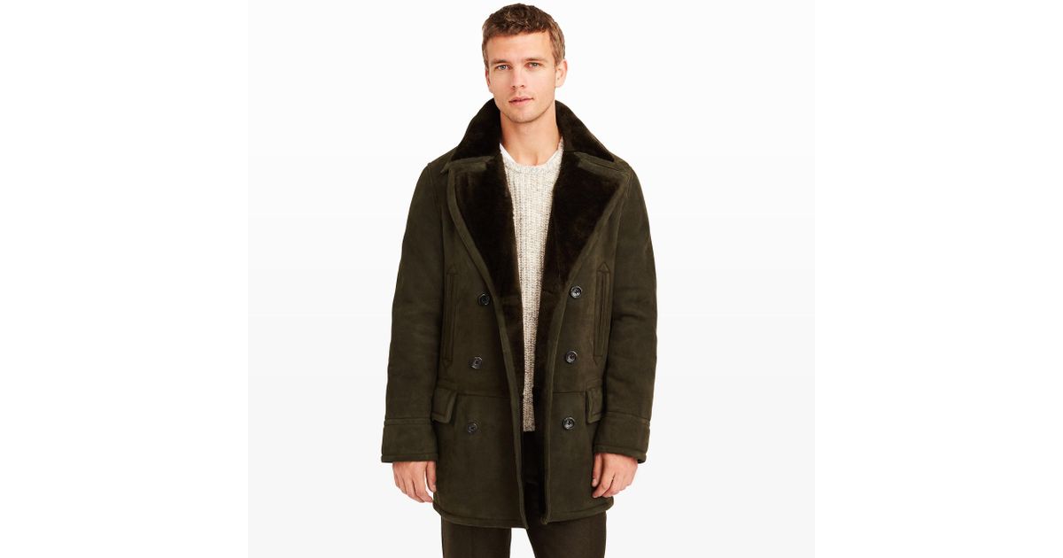 club monaco shearling coat